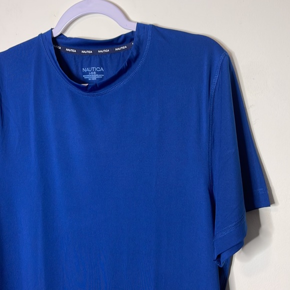 Nautica Blue Athletic T-shirt NWOT Size Large - Picture 2 of 6